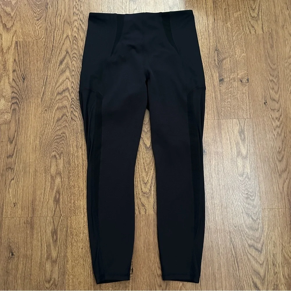 Lululemon Black leggings Everlux and Mesh Super high rise leggings 12 training